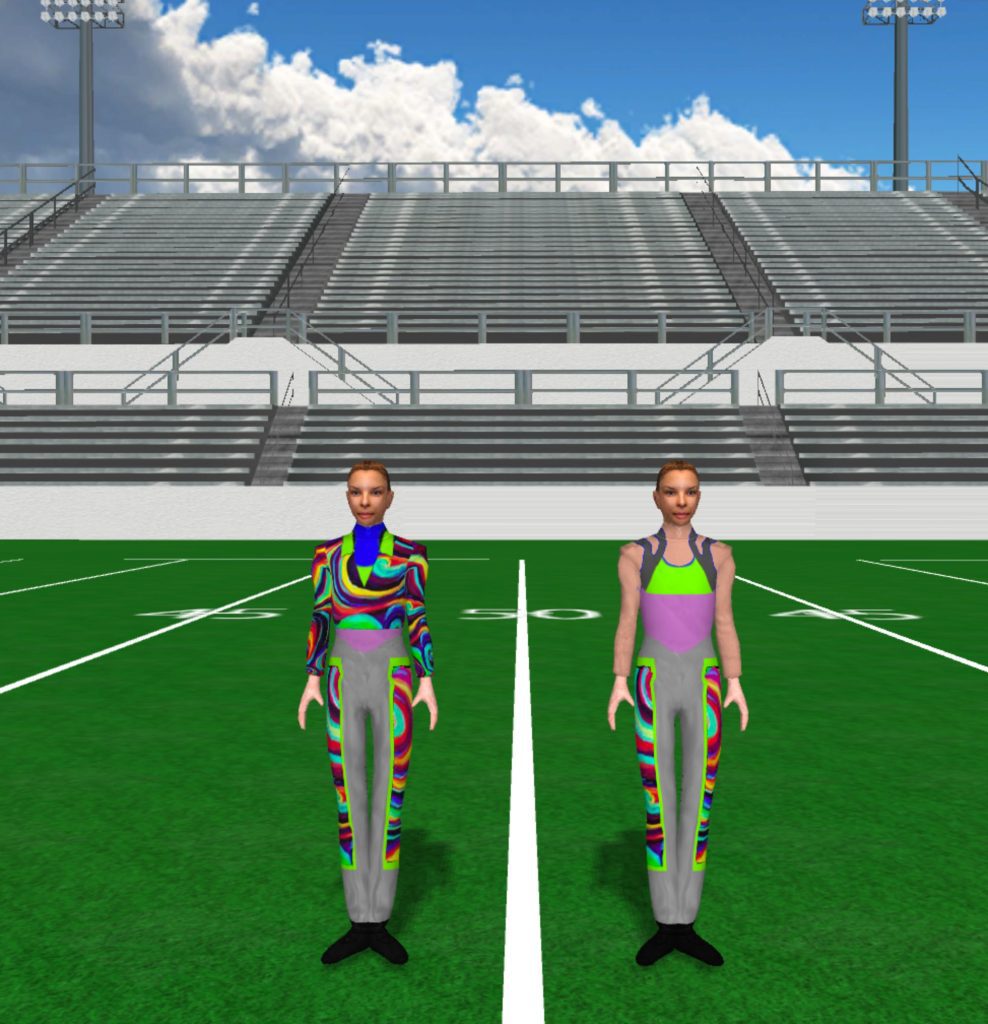 Multicolor Guard Uniform 988x1024