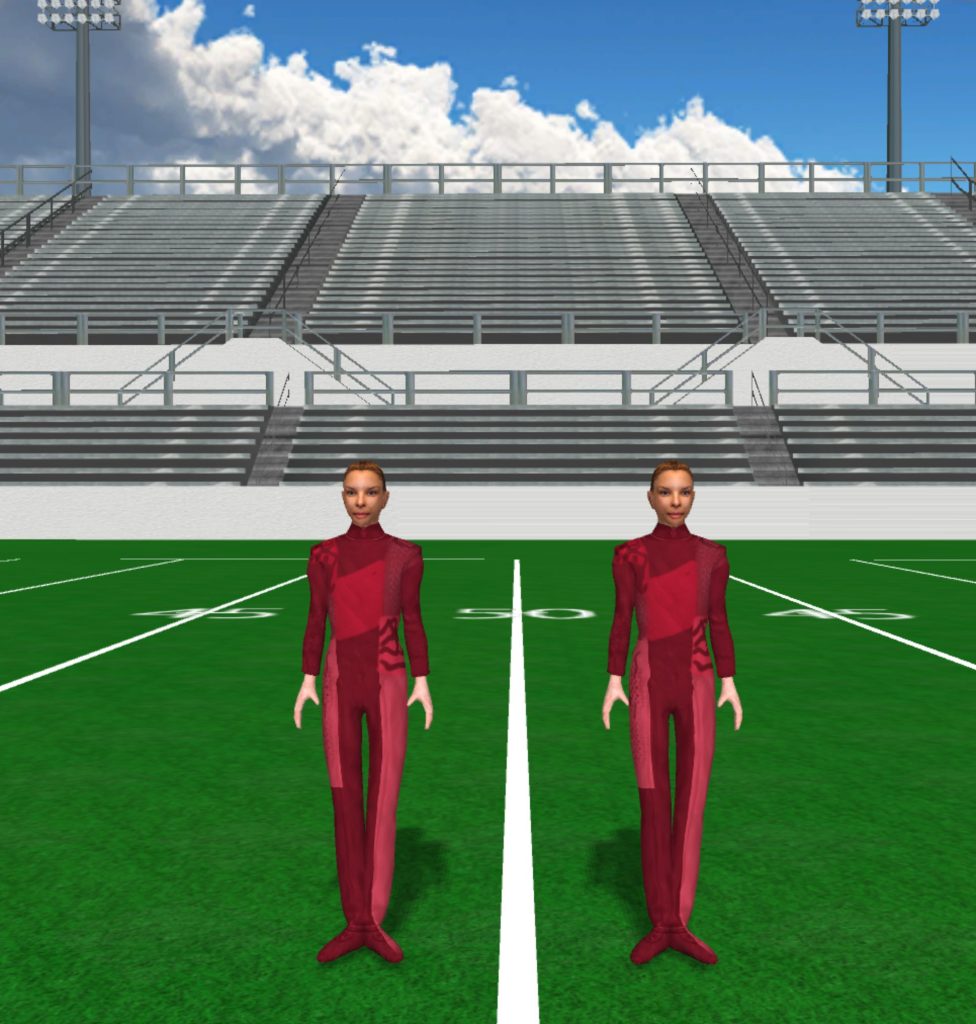 Red Guard Multiple Red Shaded Guard Uniform 976x1024