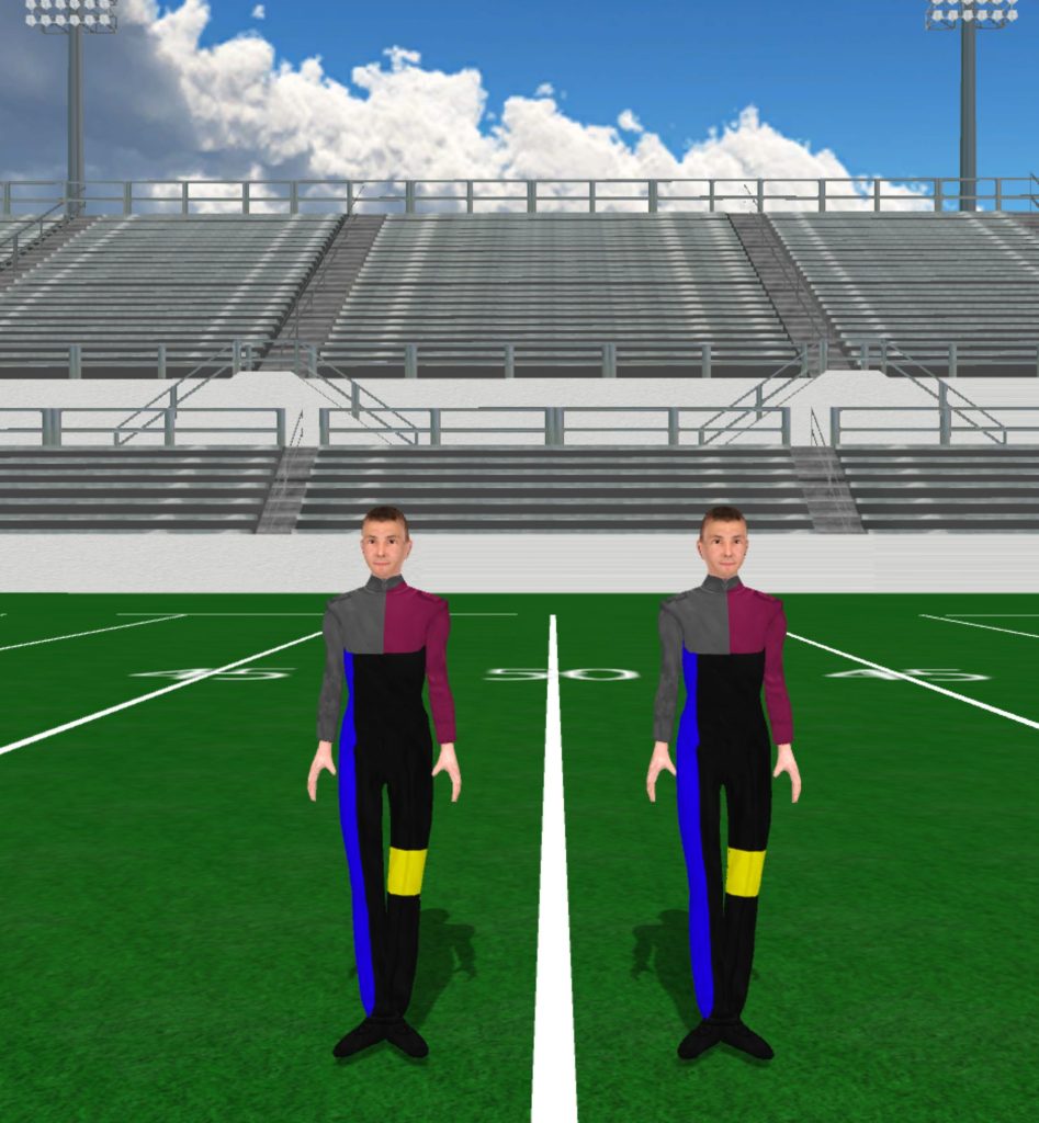 Black Blue Gray Magenta And Yellow Guard 947x1024