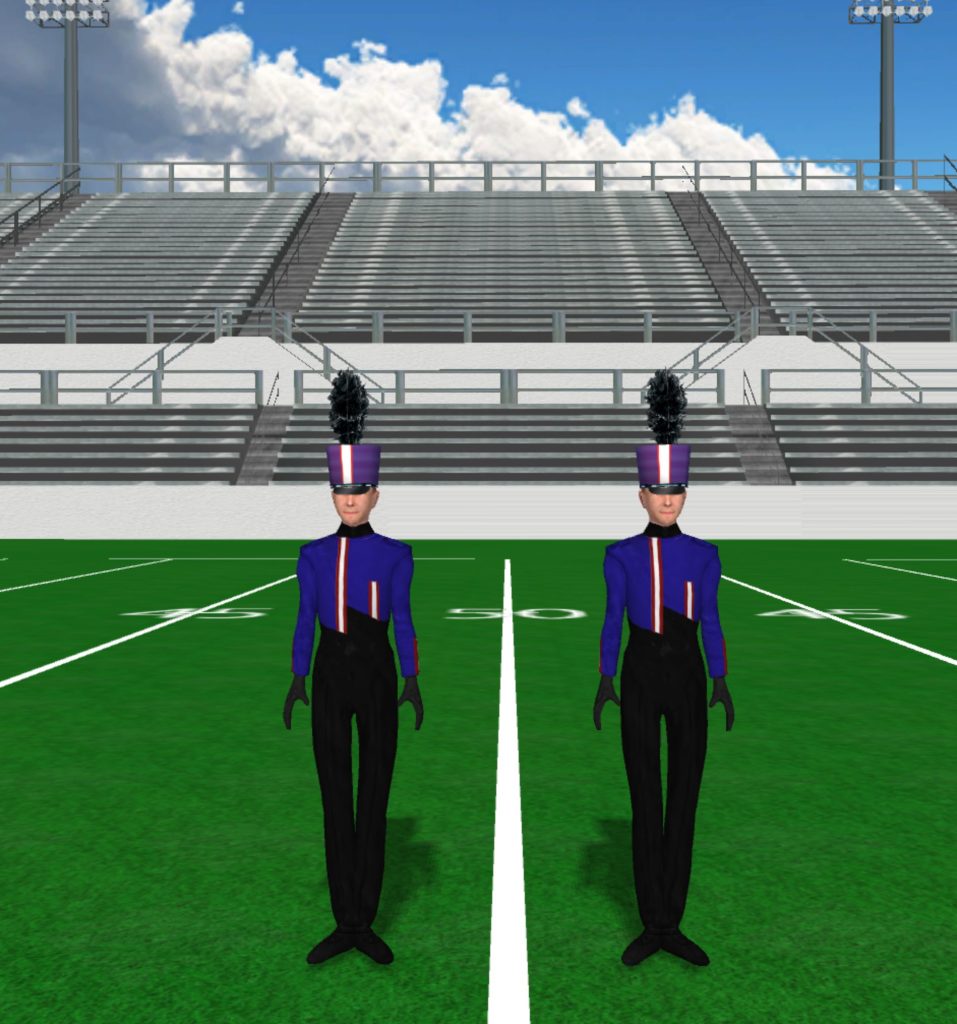 Black and Blue Black Blue And Purple Shako Uniform 957x1024