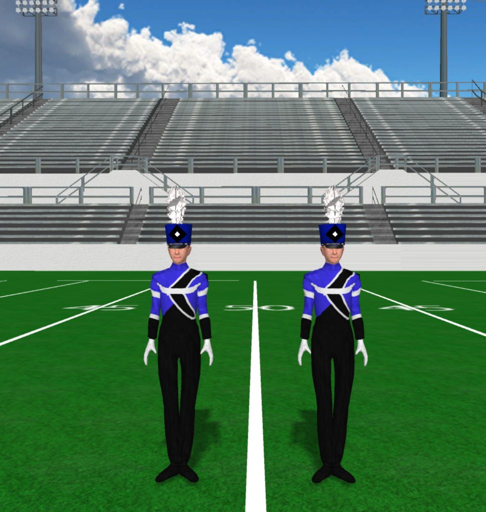 Black and Blue Black Blue And White Uniform 973x1024