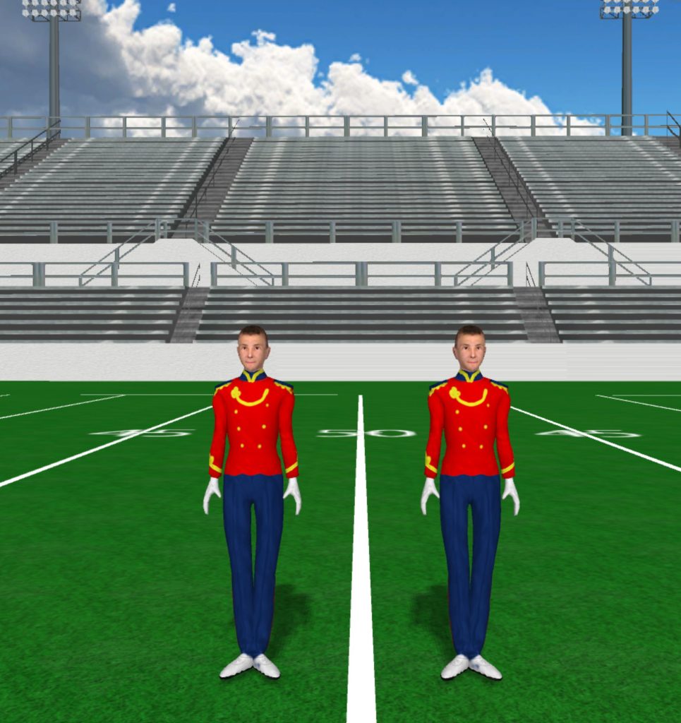 Blue and Red Traditional Blue Red And Yellow Uniform 965x1024