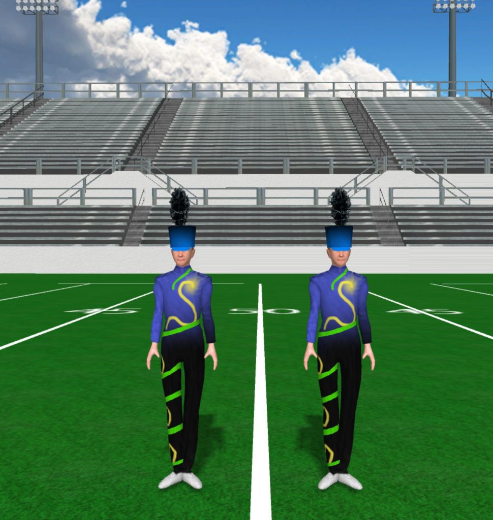 Blue Yellow Green Uniform 970x1024