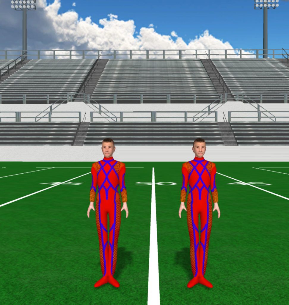 Blue & Red Guard Blue And Red Guard Uniform 972x1024
