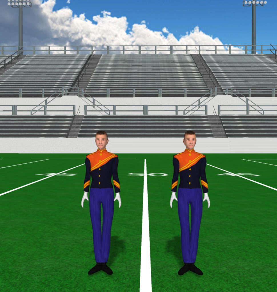 Blue and Orange Black Blue And Orange Uniform 970x1024