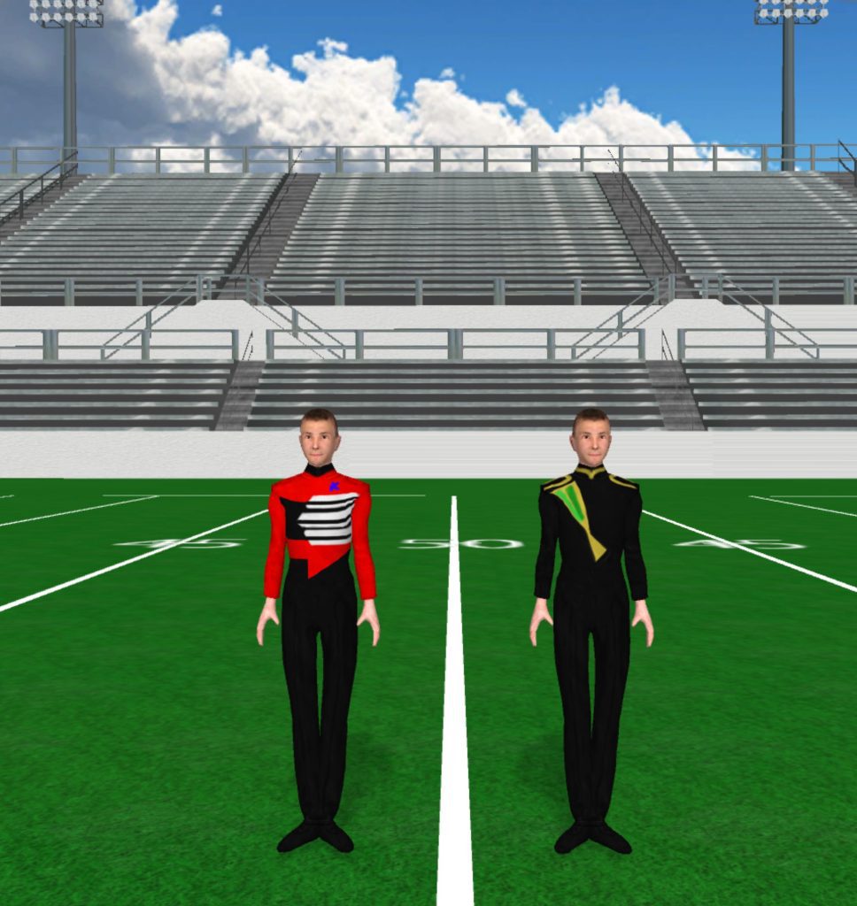 KHS Black And Red With White Stripes Uniform Black Green And Gold Uniform 968x1024