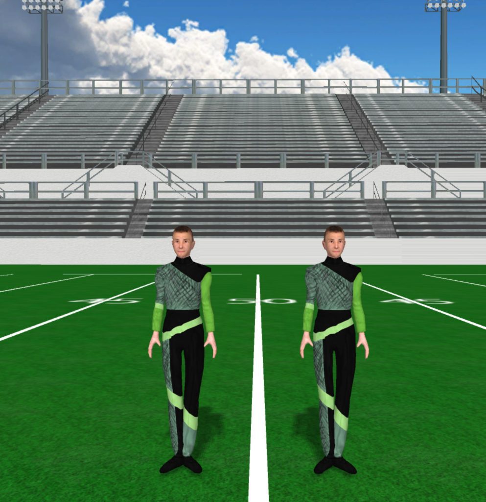 Black and Green Guard Black And Stripe Green Guard Uniform 993x1024