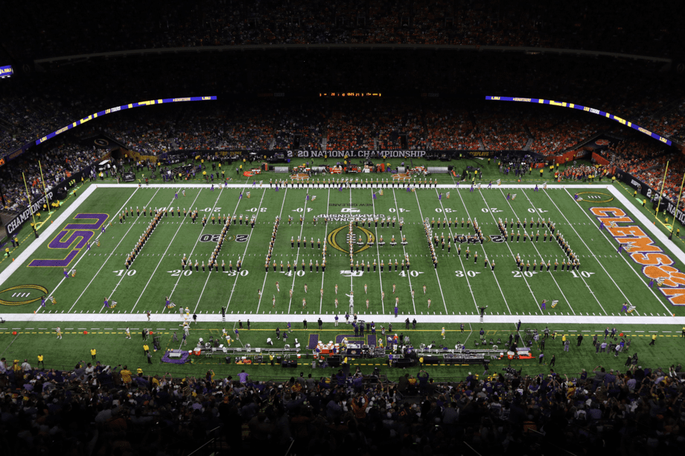 Clemson & LSU at the NCAA Football Championship LSU1 1 1