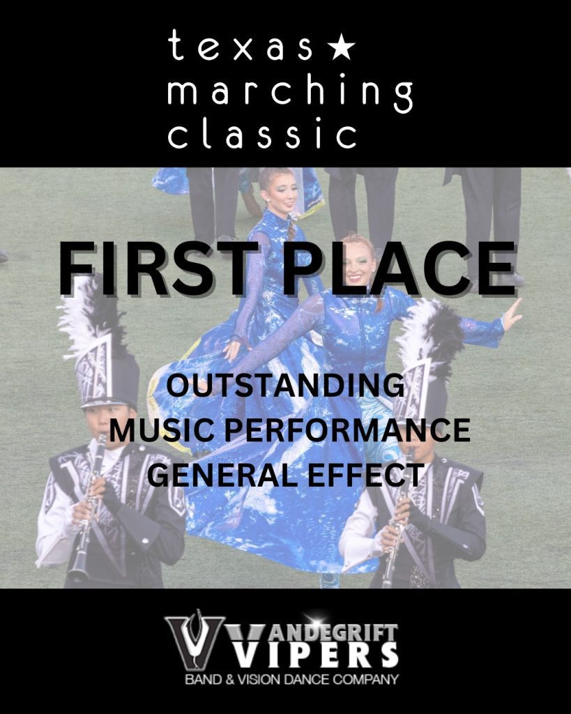 Vandegrift Vipers <BR> Band and Vision Dance Company Texas Marching Classic 1 819x1024 1
